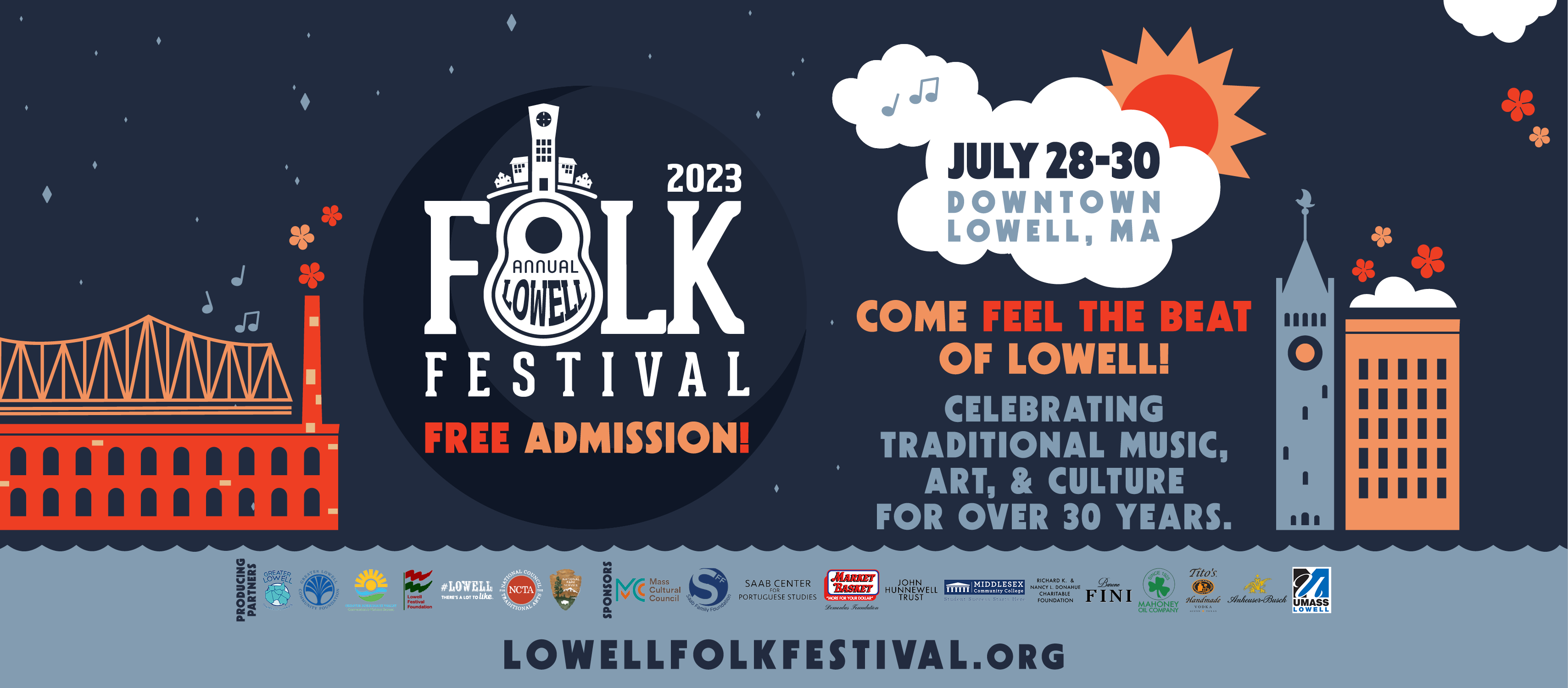 2025 Full Performance Schedule Lowell Folk Festival