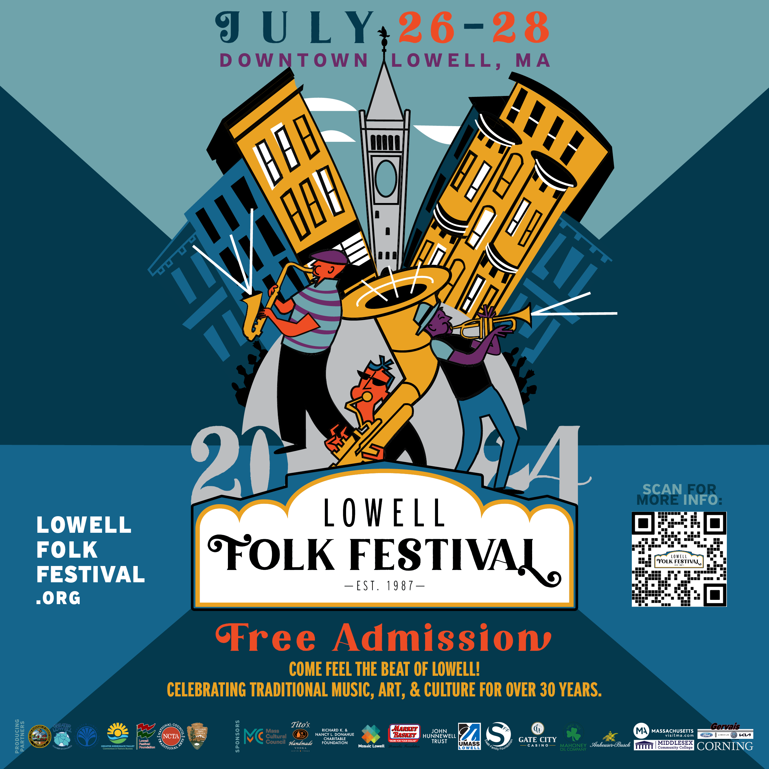 2024 Lowell Folk Festival Announces Full Performance Schedule for July