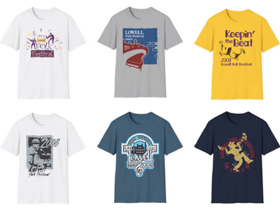 Lowell Folk Festival Vintage T-shirt Collection