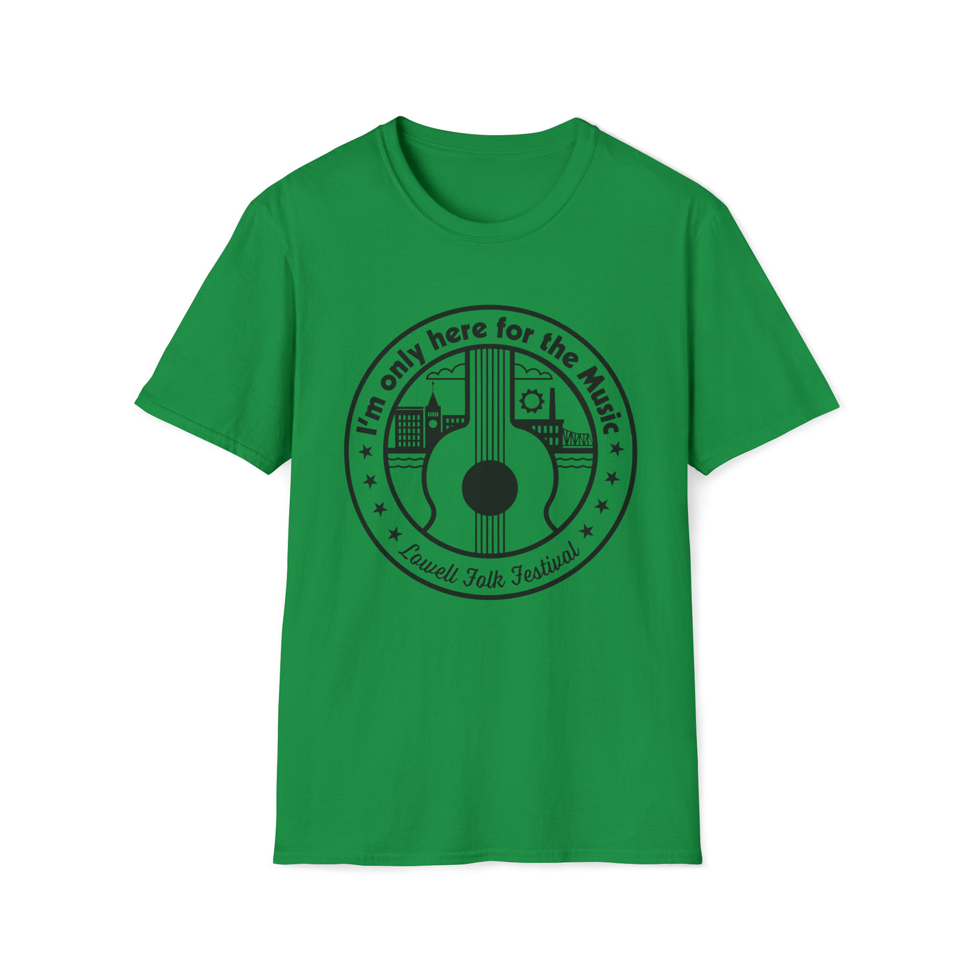 Lowell Folk Festival "Team Tunes" Shirt (10 colors to choose from)
