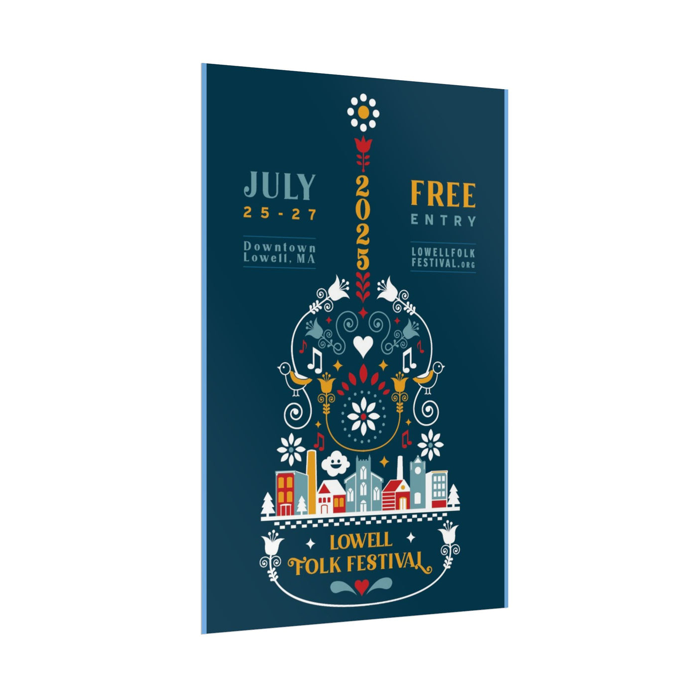 2025 Lowell Folk Festival Poster
