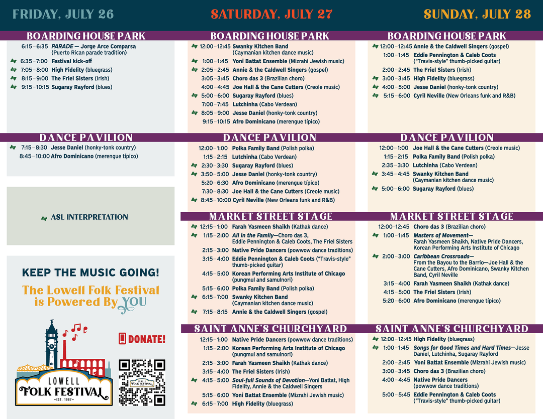 Event Schedule β Lowell Folk Festival event-schedule-lowell-folk-festival