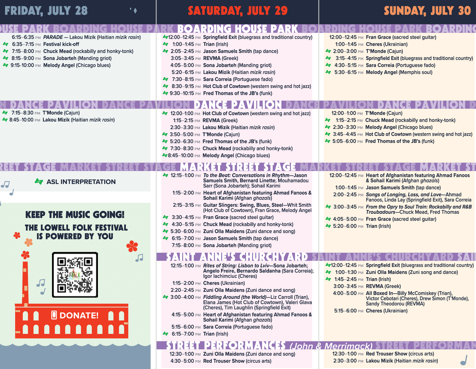 Lowell Folk Festival scheduled for July 28-30 - a great free event Lowell Folk Festival scheduled for July 28-30 - a great free event