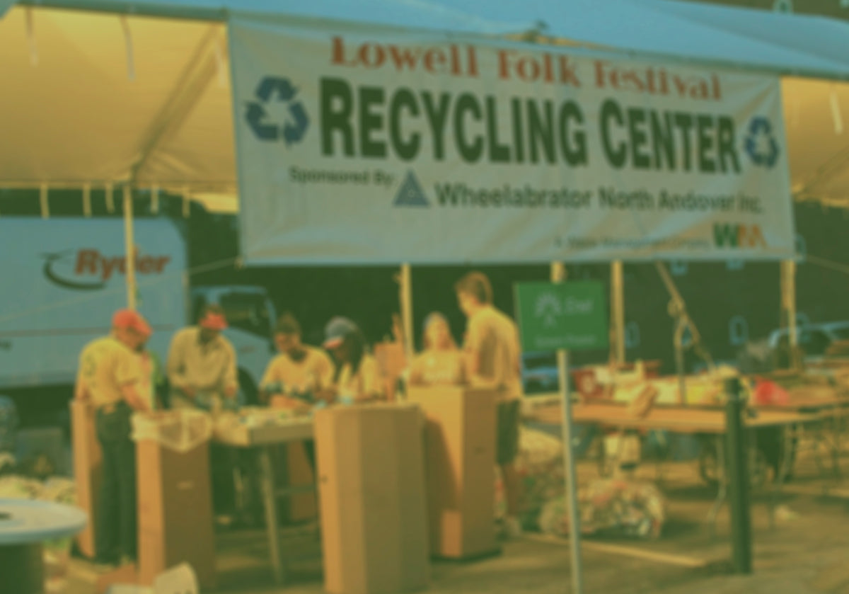 Recycling Lowell Folk Festival